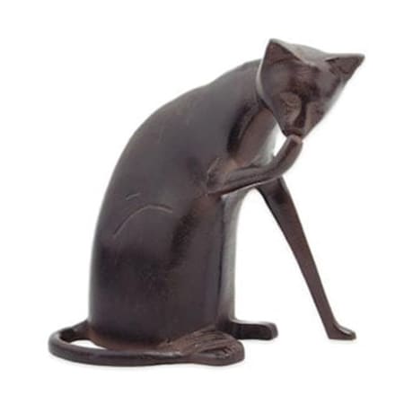 Achla Designs Achla CAT-05 Coy Cat Statue - Aluminum with Dark Bronze CAT-05
